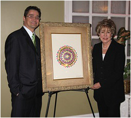 February 2008 - U.S. Senator Elizabeth Dole (right) with James Malcolm